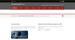 Desktop Screenshot of mentonechurch.org